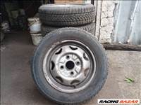 13" használt lemezfelni, rajta 155/70 használt Firestone téli gumi