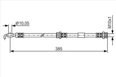 fékcső BOSCH 1 987 476 110 for MAZDA