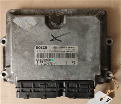 Fiat Stilo 1,9 8v Diesel 115 Le motorvezérlő  0281011553 , 55198058