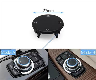 BMW CiC multimédia gomb fedél, F10 F11 F12 F06 F07 F01 F02 F03 F07 F15 F16 F25 F26 F30 F31 F32 F33 F34 F35 F36