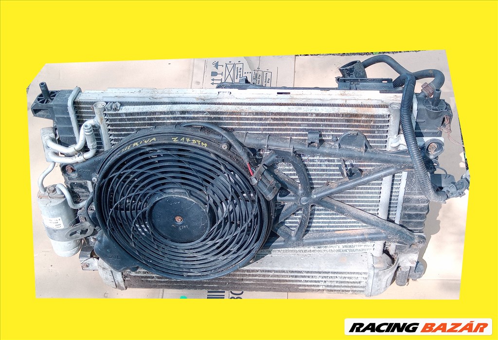Opel Meriva A 1.7 CDTI intercooler hűtő, 52406446 52406445 1. kép