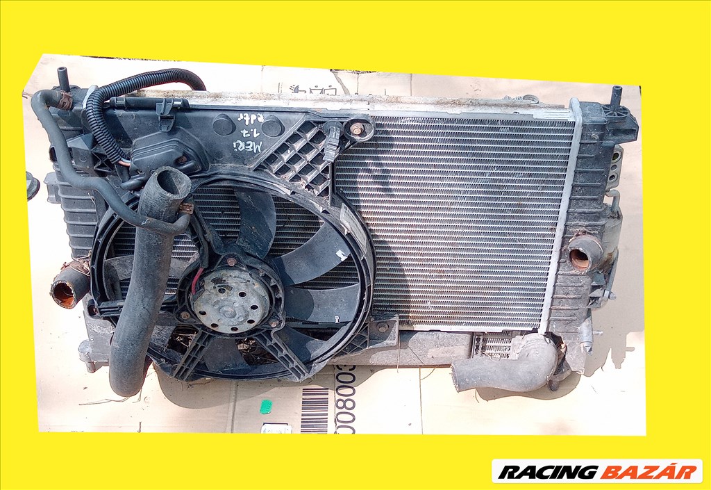 Opel Meriva A 1.7 CDTI intercooler hűtő, 52406446 52406445 2. kép
