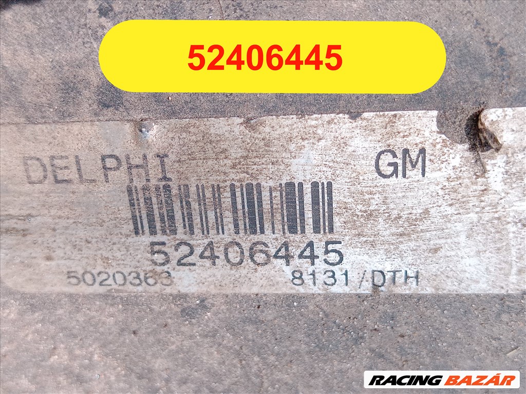 Opel Meriva A 1.7 CDTI intercooler hűtő, 52406446 52406445 3. kép