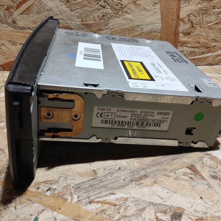 167147 Fiat Grande Punto 2005-2009 Grundig Cd-s rádió. Kód nincs hozzá!!!!!! 735410727 2. kép