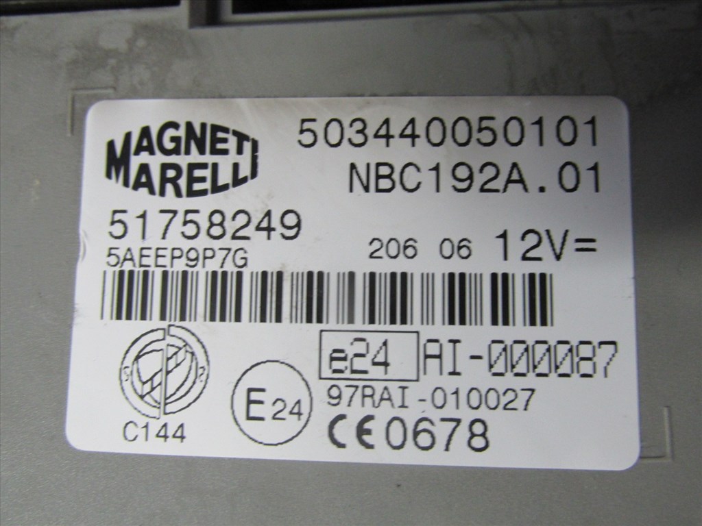 72072 Fiat Stilo 1,6 benzin, Opel motoros motorvezérlő szett  55354616 4. kép