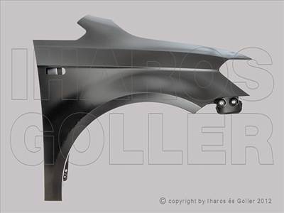 VW Caddy 2015-2020 - Első sárvédő jobb, oldalvillogós