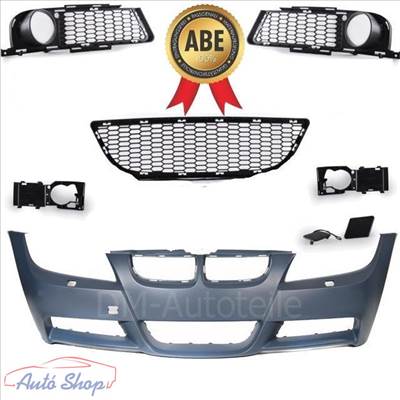 BMW E90,E91 M-Packet LÁMPA MOSÓS ELSŐ LÖKHÁRÍTÓ SZETT 2004-2008 .