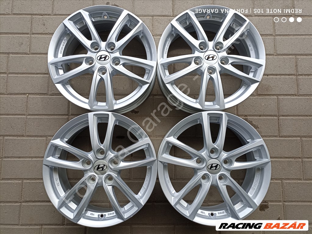 5x114,3 16" Hyundai (Kia/ Mazda) újszerű alufelni garnitúra 1. kép