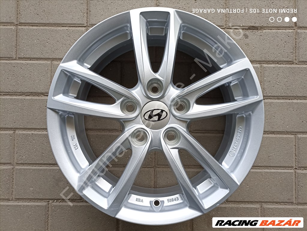 5x114,3 16" Hyundai (Kia/ Mazda) újszerű alufelni garnitúra 5. kép