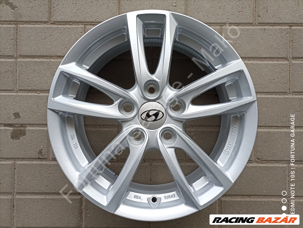 5x114,3 16" Hyundai (Kia/ Mazda) újszerű alufelni garnitúra 6. kép
