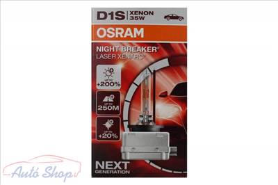  XENON IZZÓ OSRAM LASER XENARC NIGHT BREAKER UNLIMITED 66140XNL D1S 35W +200% izzó