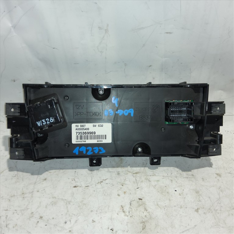 Lancia Ypsilon 2003-2011 digit klímás fűtéskapcsoló 735369969 3. kép