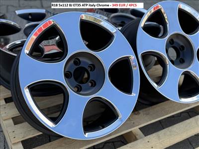R18 5x112 8J ET35 ATP italy Chrome alufelnik alufelni szett 18" 