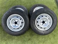 5x118 15" Fiat,Citroen,Peugeot gyári lemezfelni 215/70 R15C téli gumikkal