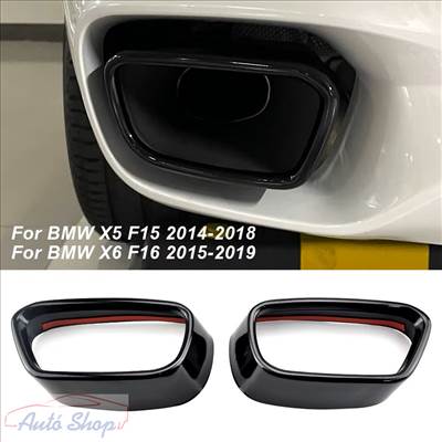 BMW X5 X6 F15 F16 lakk fekete kipufogó vég pár Kipufogóvégek