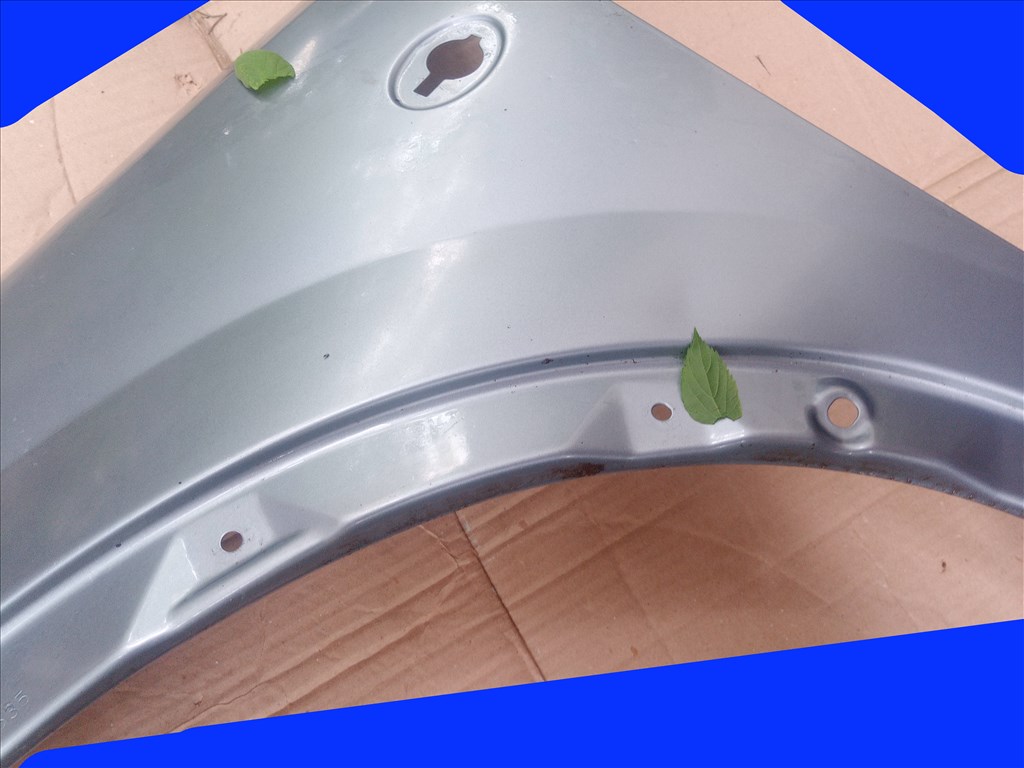 Opel Corsa C, Opel Combo C sárvédő bal első Z163 , rozsdamentes, szürke  z163opel 6. kép