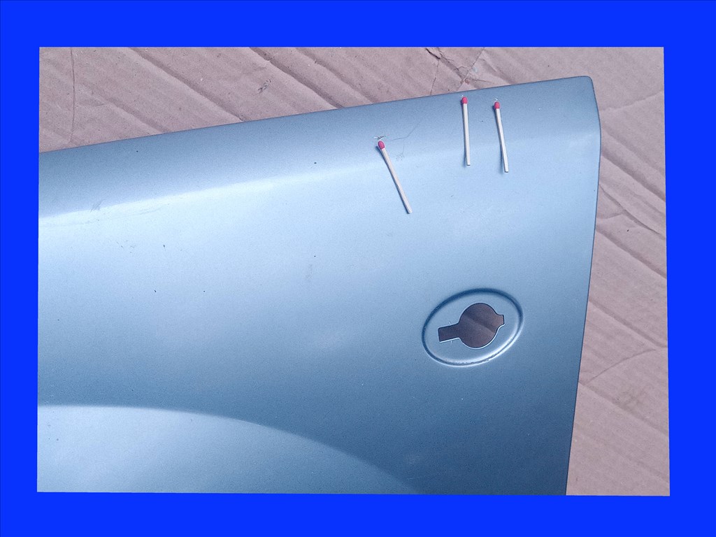 Opel Corsa C, Opel Combo C sárvédő bal első Z163 , rozsdamentes, szürke  z163opel 7. kép