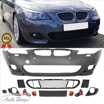 BMW E60 , E61 limuzin , touring M-Packet első lökháritó csomag szett 18 mm pdc 