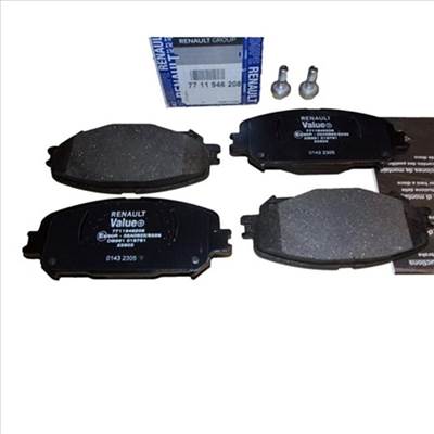 Renault Arkana I/Captur II/Clio V/Espace V/Megane IV/Scenic IV/Talisman gyári új fékbetét garnitúra első tengely