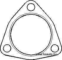 Volkswagen Polo-Golf-Jetta-Caddy Seat Ibiza-Cordoba-Altea-Leon-Toledo kipufogócsonk tömítés 6Q0253115A-