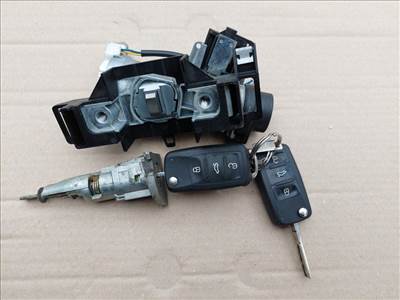 Skoda Superb II gyújtáskapcsoló+zárbetét 2 kulccsal SUP2_KPL