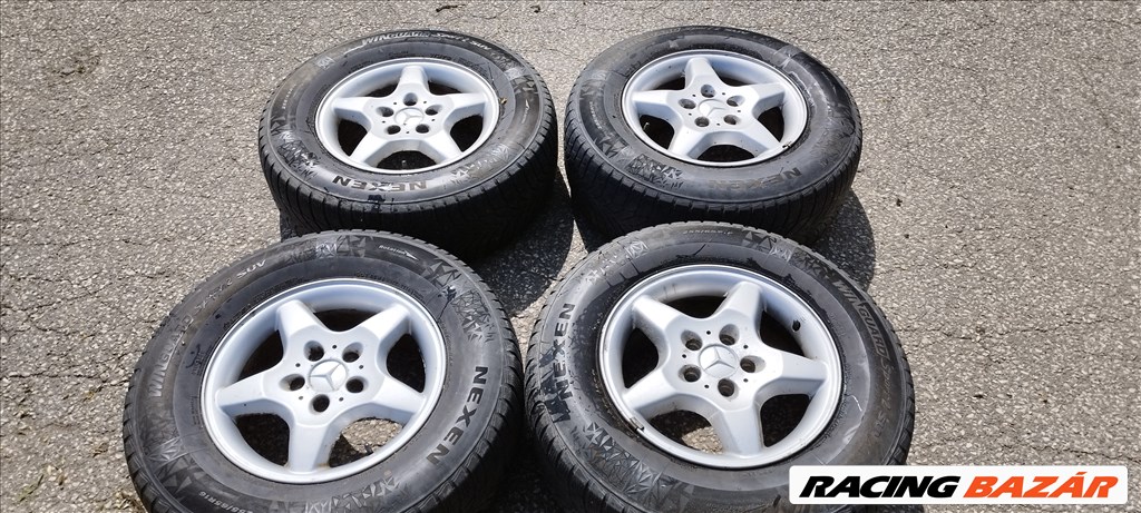  Mercedes ML, R, 5x112 lyukosztású 16" alufelni, 255/65 Nexen négyévszakos gumikkal eladó! 1. kép