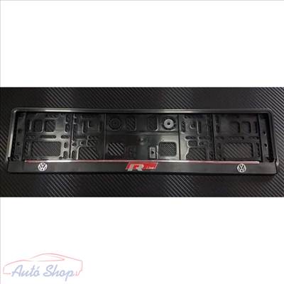  VOLKSWAGEN R-LINE 3D rendszámtábla tartó , Rendszámtábla keret , Rendszámtáblatartó