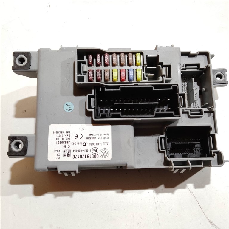 Fiat Doblo 2009-2015 1,6 16v Diesel Motorvezérlő 0281017006 , 51899604 3. kép