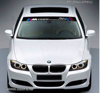 BMW M Szélvédő dekorációs fólia 