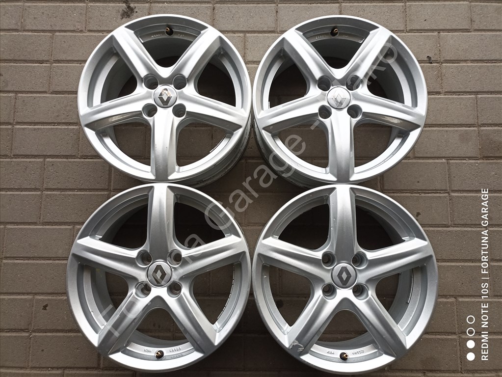 4x100 16" Renault használt alufelni garnitúra (1) 1. kép