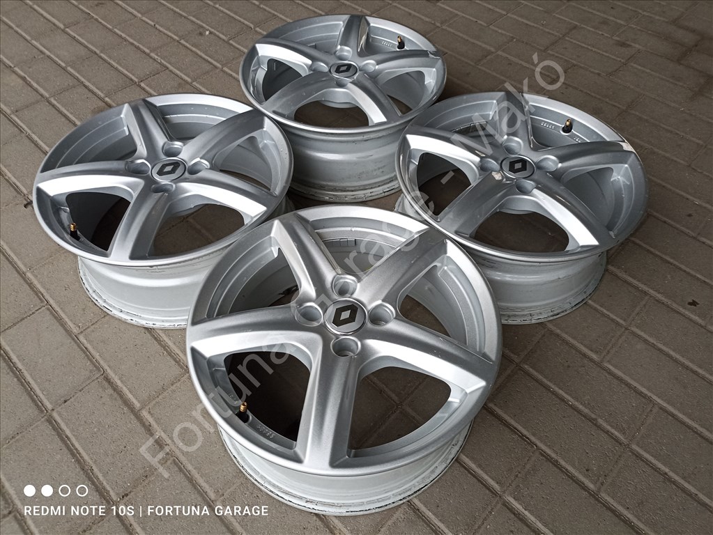4x100 16" Renault használt alufelni garnitúra (1) 2. kép