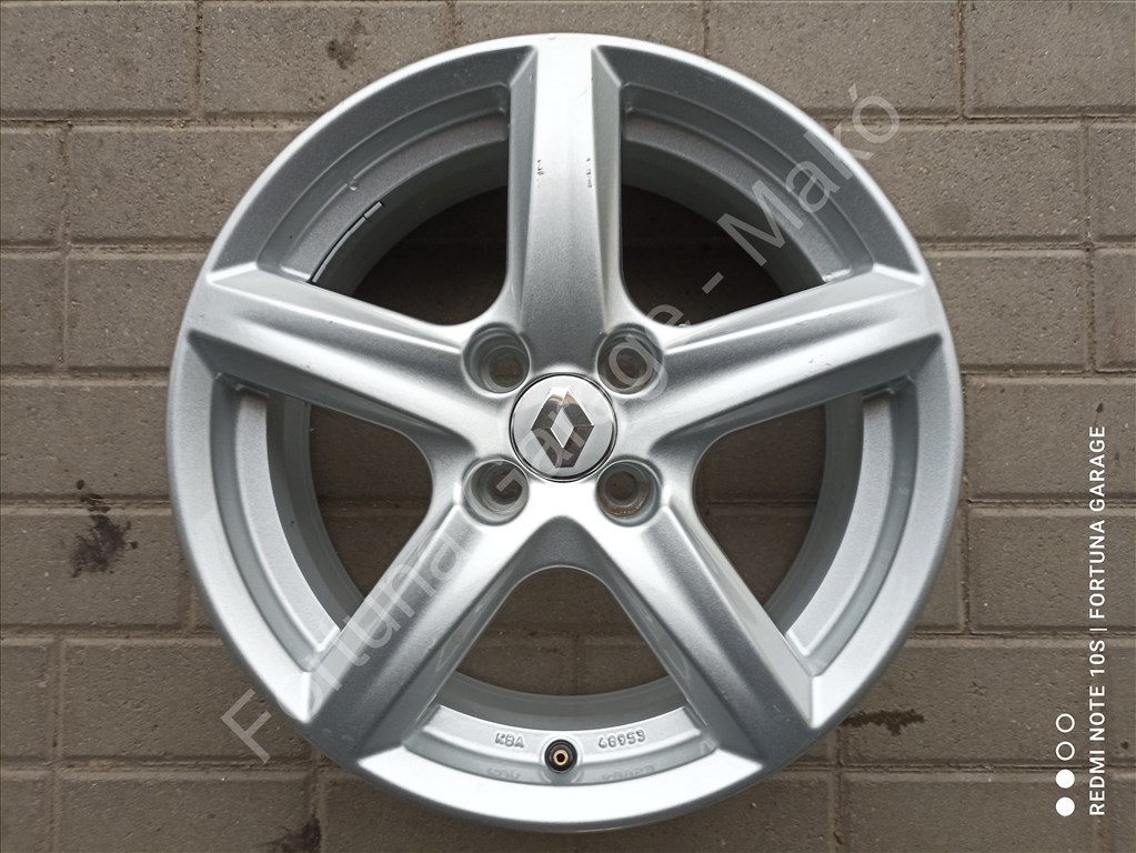 4x100 16" Renault használt alufelni garnitúra (1) 3. kép