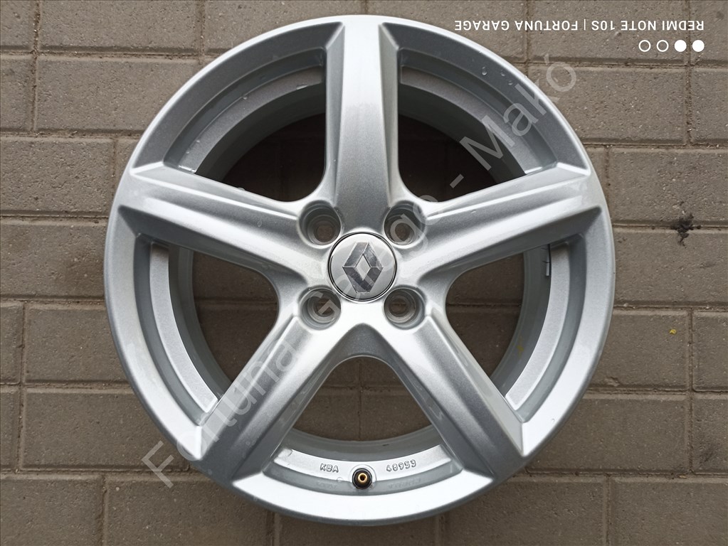 4x100 16" Renault használt alufelni garnitúra (1) 4. kép