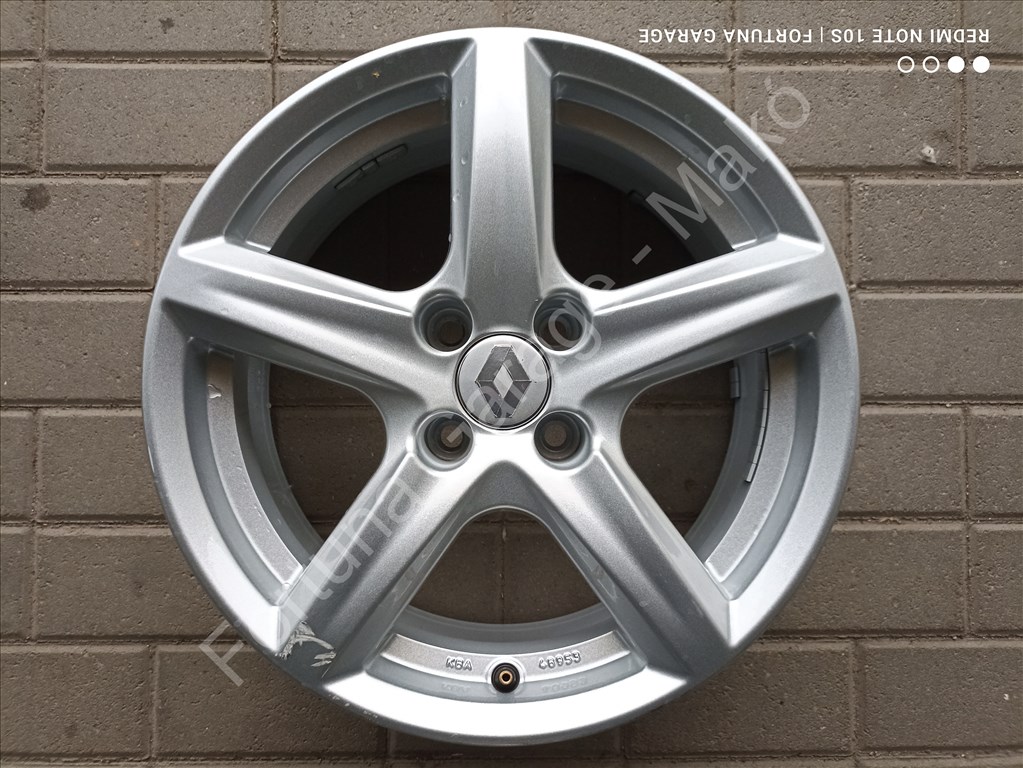 4x100 16" Renault használt alufelni garnitúra (1) 5. kép