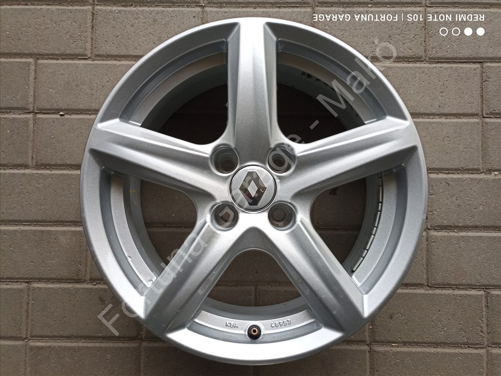 4x100 16" Renault használt alufelni garnitúra (1) 6. kép