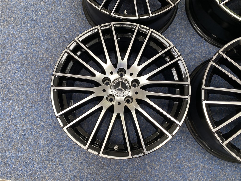 (3598)  Mercedes 18 gyári alufelni felni, 5x112, CLA  A  B  C osztály 5. kép