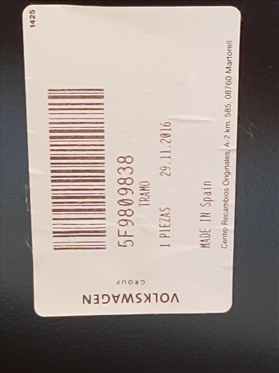 Seat Leon Combi jobb hátsó oldalfal.  5f9809838 3. kép