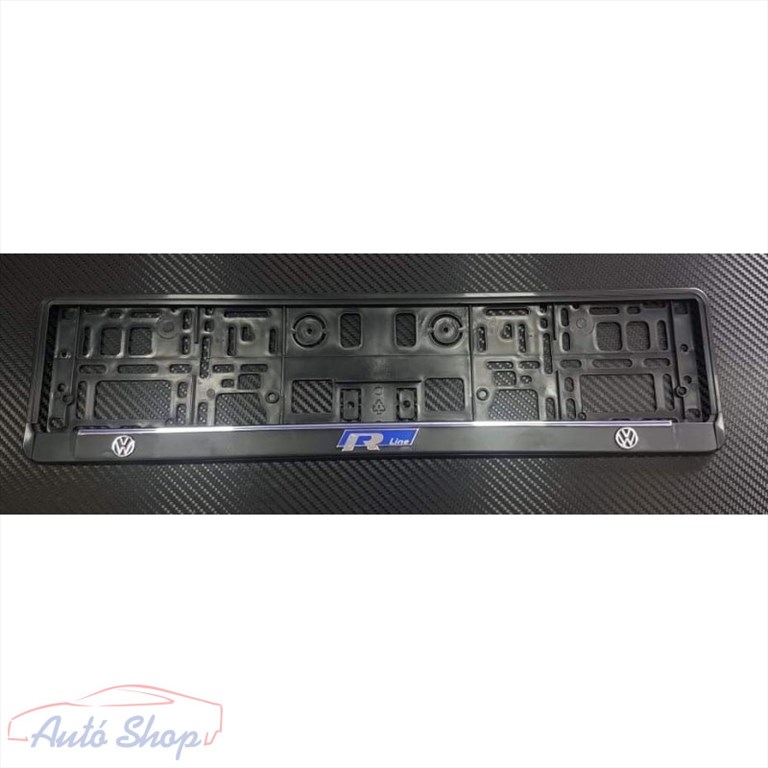  VOLKSWAGEN R-LINE 3D rendszámtábla tartó , Rendszámtábla keret , Rendszámtáblatartó 1. kép