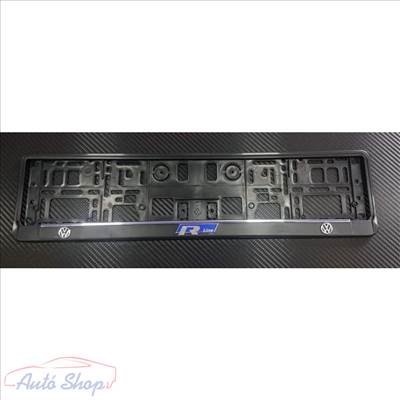  VOLKSWAGEN R-LINE 3D rendszámtábla tartó , Rendszámtábla keret , Rendszámtáblatartó