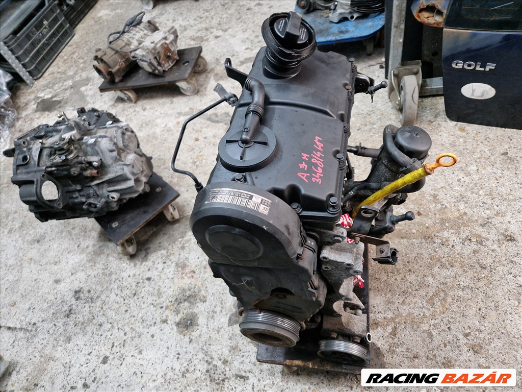 Volkswagen Golf IV 4motion 1.9 PD AJM motorblokk + hengerfej (19284) 5. kép