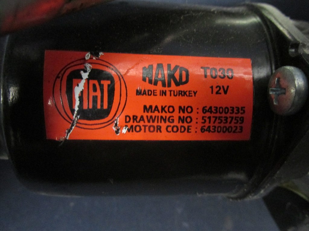 Fiat Linea első ablaktörlő motor mechanikával 51753759 4. kép