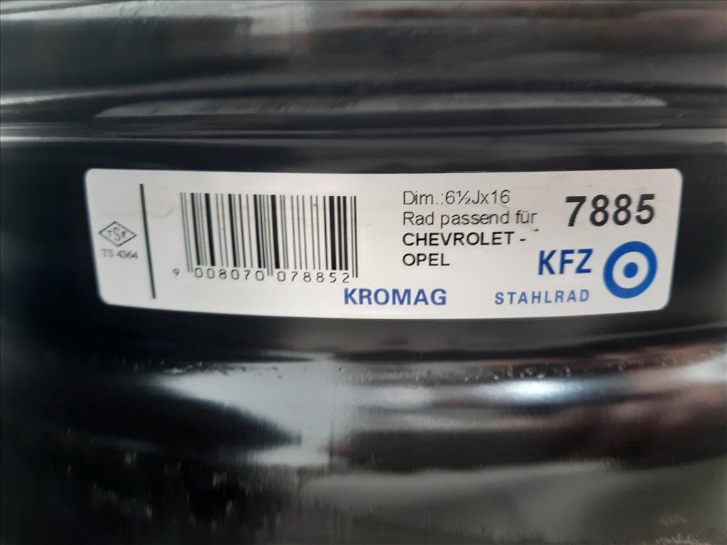  5x115 Chevrolet Opel lemezfelni 6,5x16 ET46 Captiva Antara 5. kép