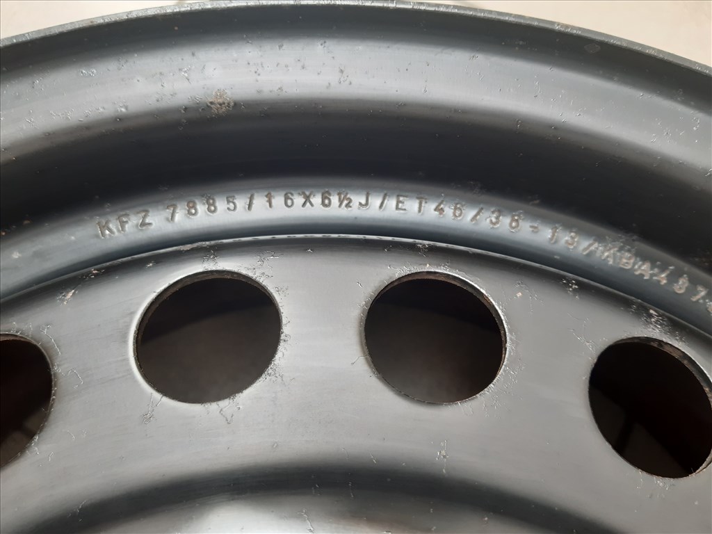  5x115 Chevrolet Opel lemezfelni 6,5x16 ET46 Captiva Antara 6. kép