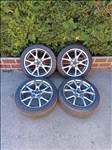 17" Mazda (gyári felni) alufelni, rajta 205/45 használt Continental nyári gumi gumi