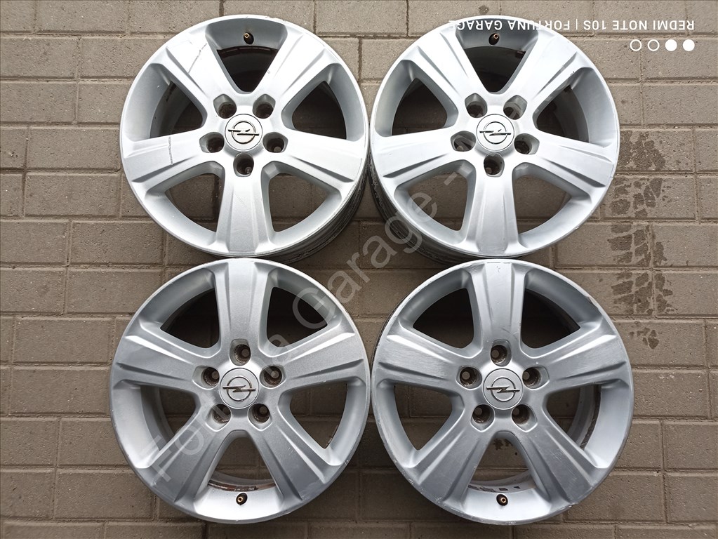 5x110 16" Opel használt alufelni garnitúra 1. kép