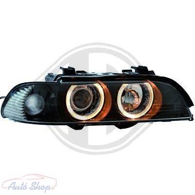 BMW E39 ELSŐ FÉNYSZÓRÓ SZETT 95-00 Angel Eyes