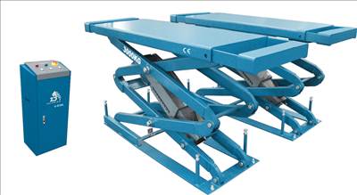 Dupla ollós emelő, talajba süllyeszthető 3 t