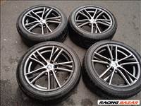 5x120 lyukosztású 18" újszerű alufelni, rajta 245/45 használt Bridgestone nyári gumi gumi