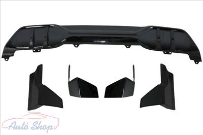  BMW X5 G05 (2018-2022) M Design Fényes Fekete Aero Body Kit első lökhárító Spoiler és légbeömlő M Design Minőségi termék