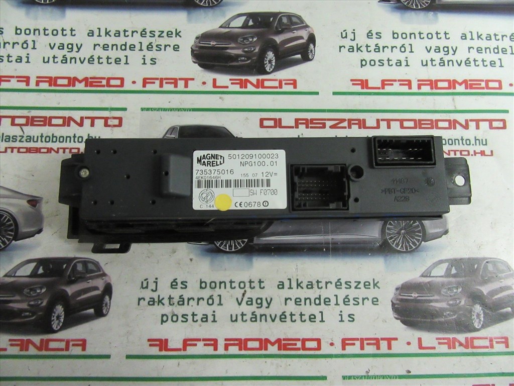 Lancia Thesis 735375016 számú, bal első ablakemelő kapcsoló 3. kép